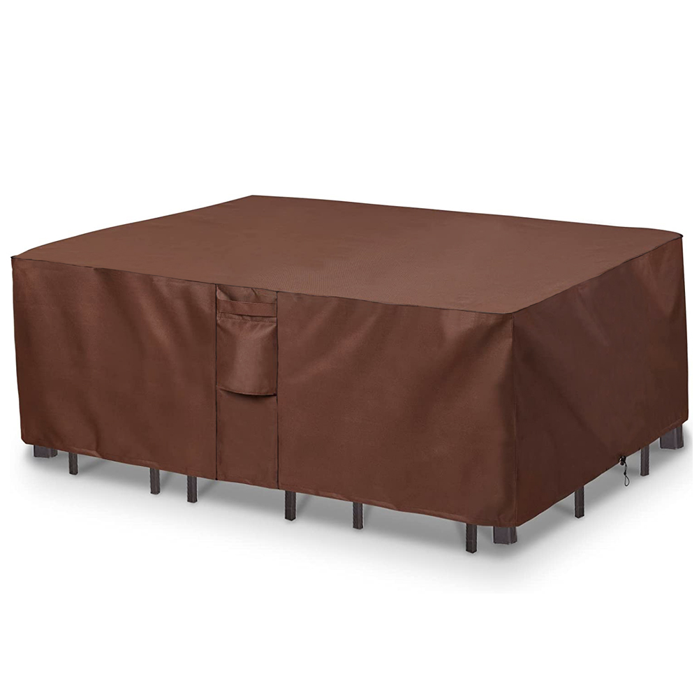 Outdoor Furniture Design - Brauner 420D HEAVY DUTY wasserdichter Terrassenmöbelbezug