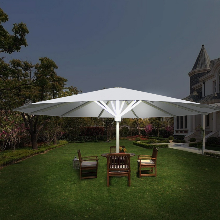 Outdoor Furniture Hotel - ATV&UTV7M Outdoor-Möbel LED-Sonnenschirm Lieferant Großer Terrassenschirm