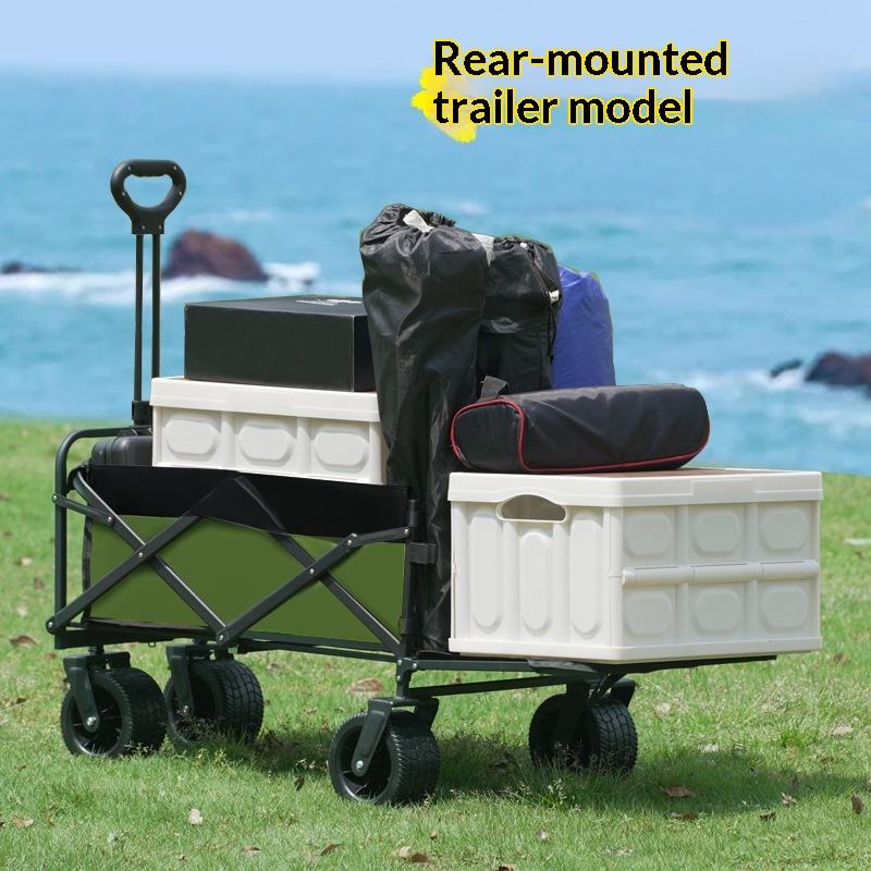 Outdoor Furniture Sale - Fabrikverkauf: Faltbarer 4-Rad-Plattformwagen für Camping und