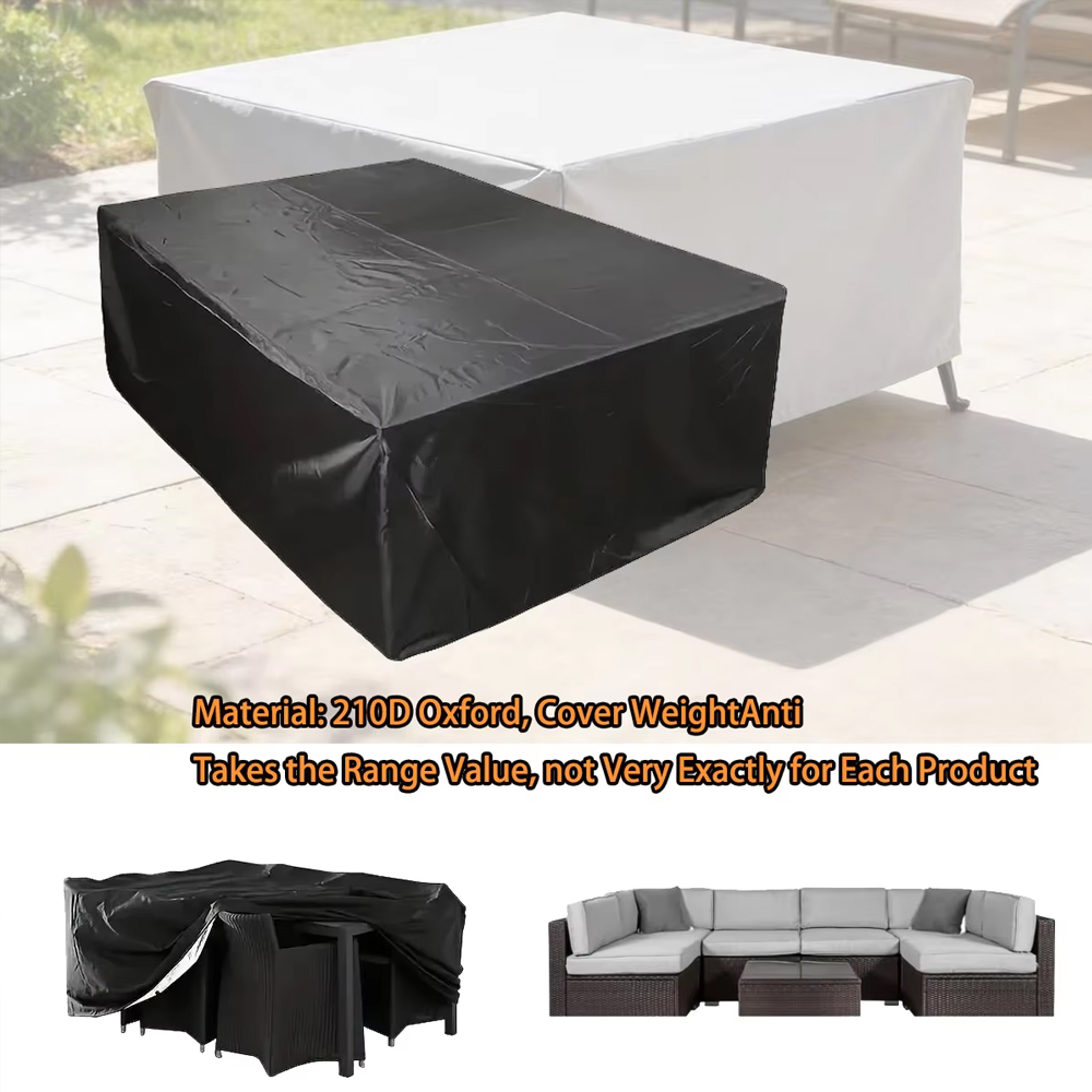Outdoor Furniture Upholstery Near Me - Maßgefertigte 210D Wasserdichte Outdoor-Terrassen-Gartenmöbel-Abdeckung Regen- und