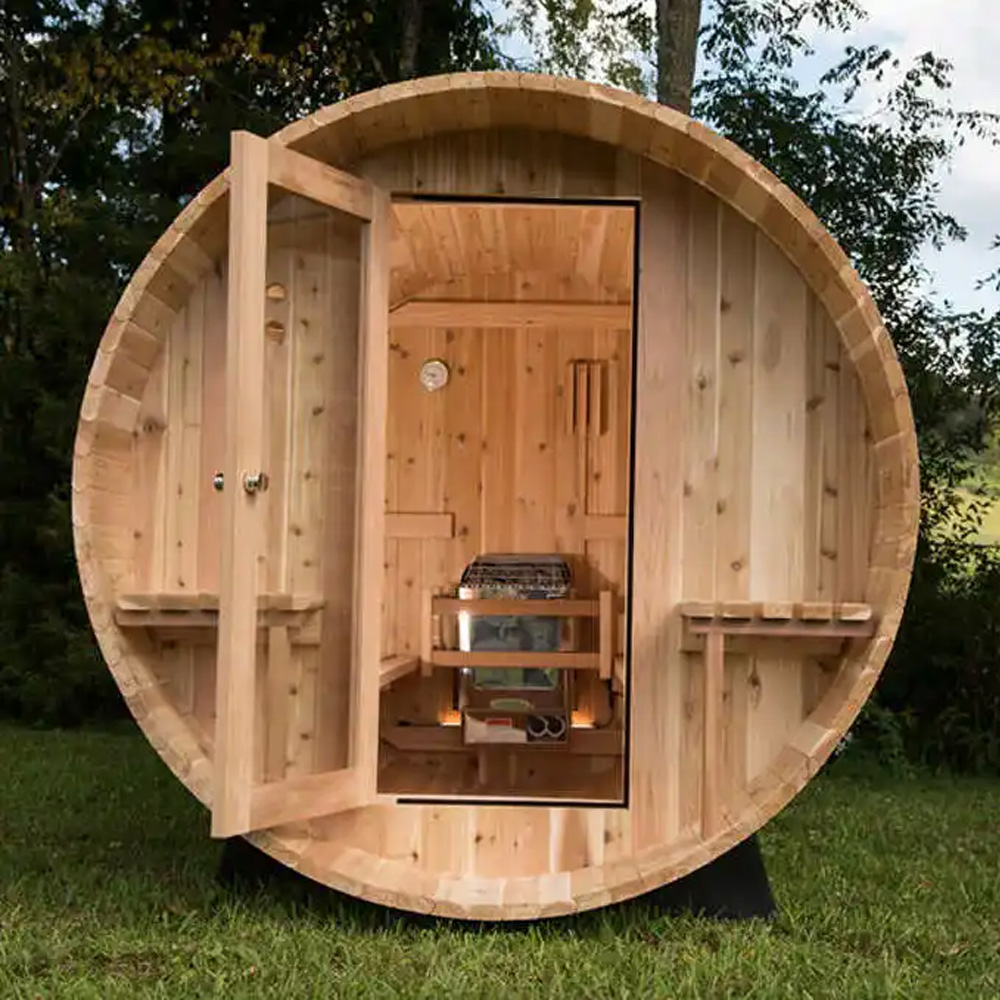 Outdoor Furniture Modern - Outdoor-Sauna Großhandel: 4-6 Personen Kanadische Hemlock-Sauna,