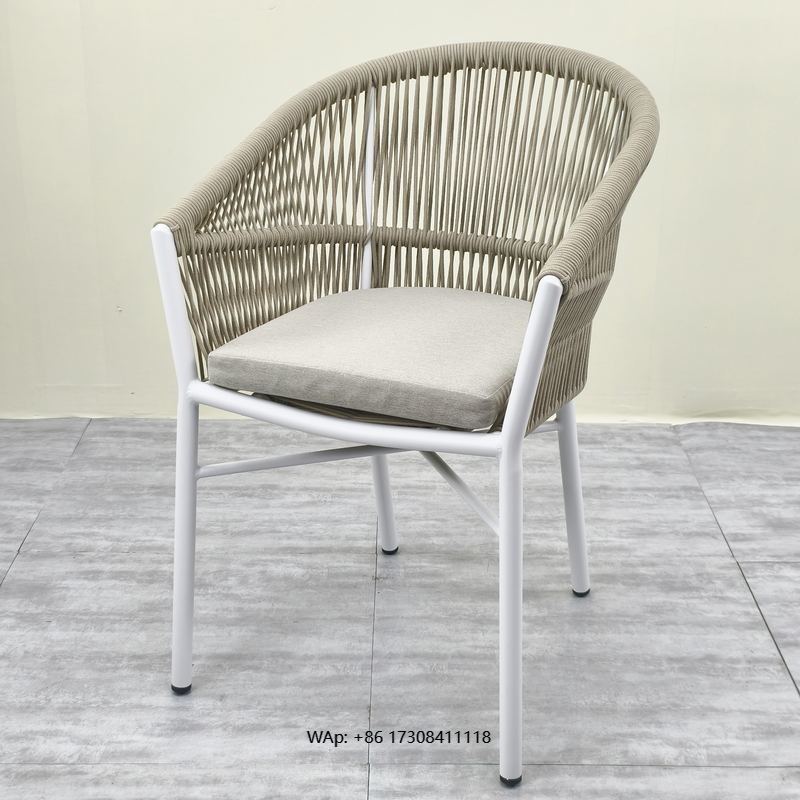 Outdoor Furniture Hotel - Stapelbarer Traditioneller Aluminium-Terrassen-Kaffeehausstuhl Komfortabler Leichtgewichtiger Wasserfester