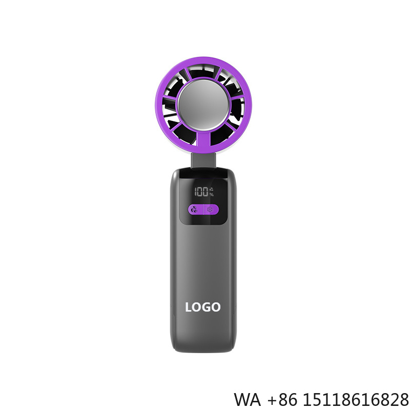 Outdoor Furniture Modern - Kühlender Hochgeschwindigkeits-USB-Ventilator mit Eiskompression, Wiederaufladbar, Tragbar,