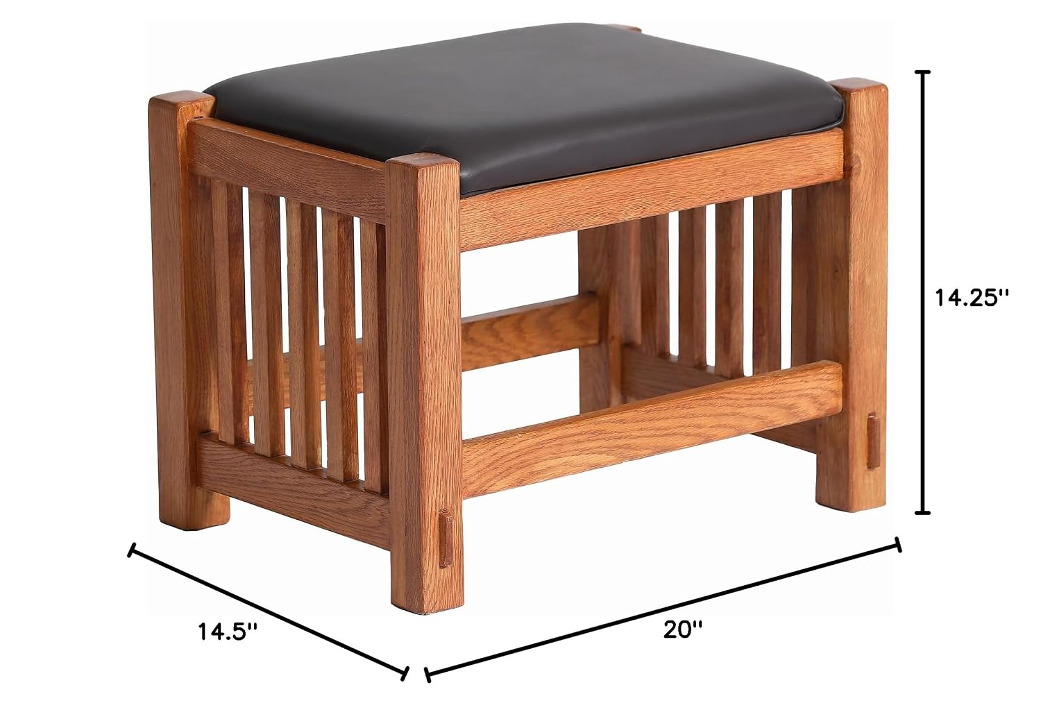 Mission Oak Fußhocker mit Spin – Outdoor Furniture Vintage Bewertung und Preis