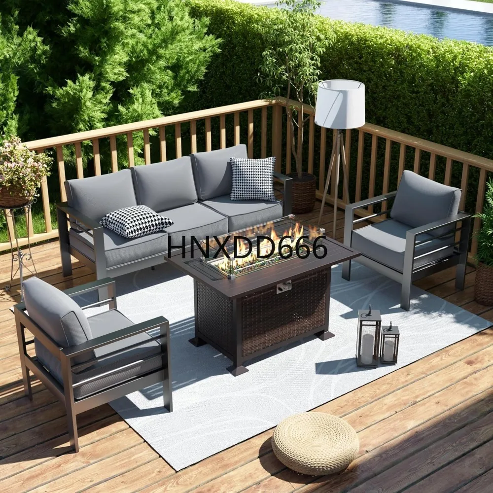 Gartenmöbel-Set mit Feuerstell – Outdoor Furniture Set With Fire Pit Bewertung und Preis
