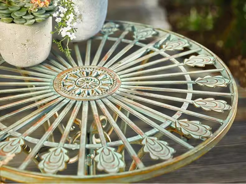 Runde Tischstühle im europäisc – Outdoor Furniture Vintage Bewertung und Preis