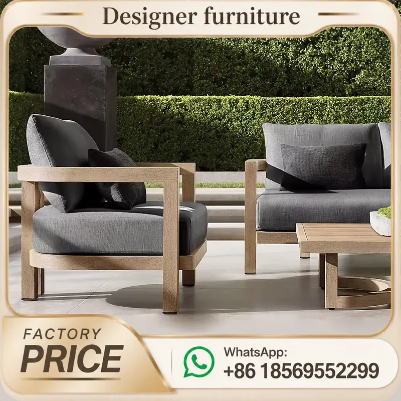 Teakholz-Sofa-Set, wasserdicht – Outdoor Furniture Hotel Bewertung und Preis