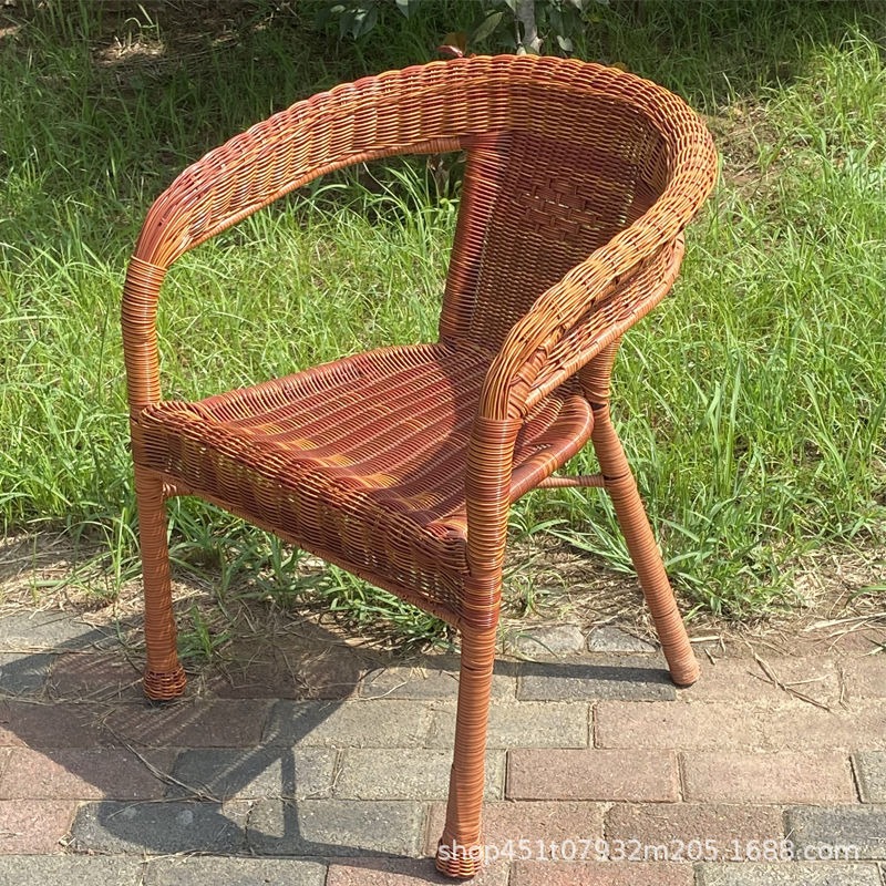 Bequemer Rattanstuhl, Outdoor- – Outdoor Furniture Vintage Bewertung und Preis