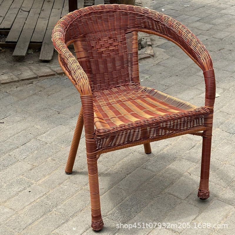 Bequemer Rattanstuhl, Outdoor- – Outdoor Furniture Vintage Bewertung und Preis