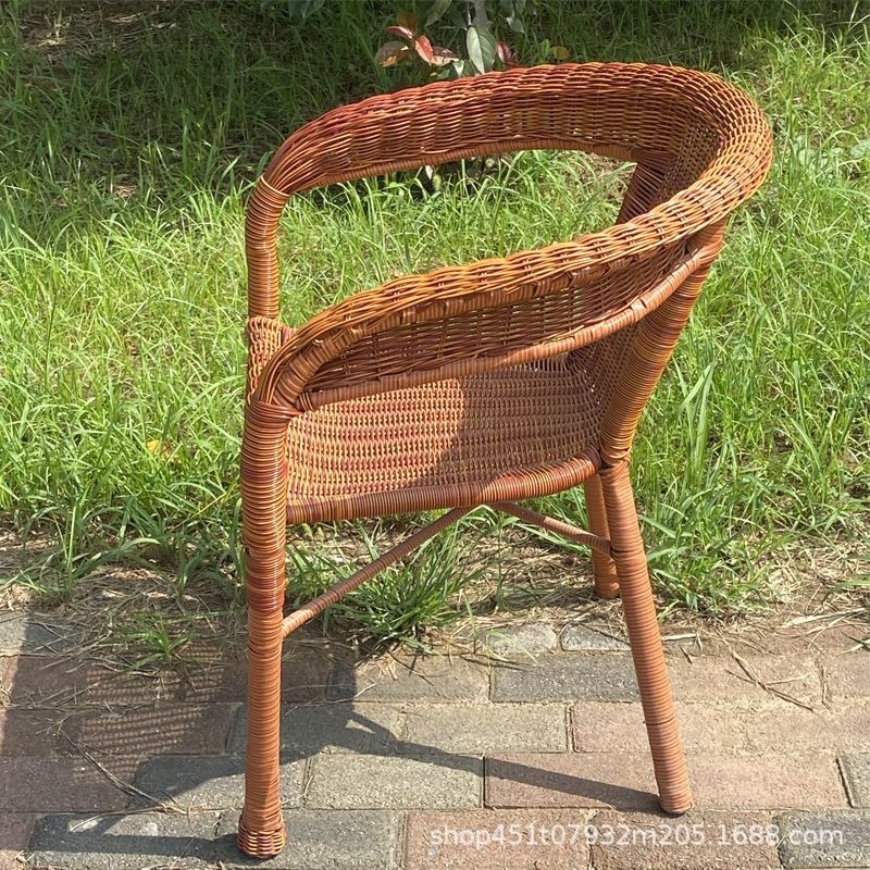 Bequemer Rattanstuhl, Outdoor- – Outdoor Furniture Vintage Bewertung und Preis