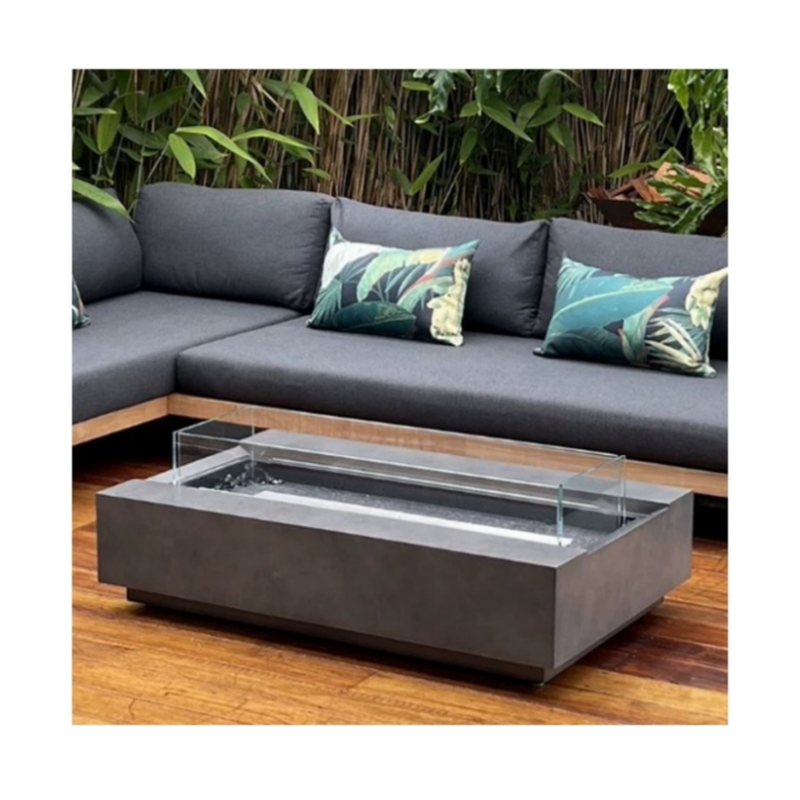 Moderner Corten-Stahl-Gasfeuer – Outdoor Furniture Set With Fire Pit Bewertung und Preis