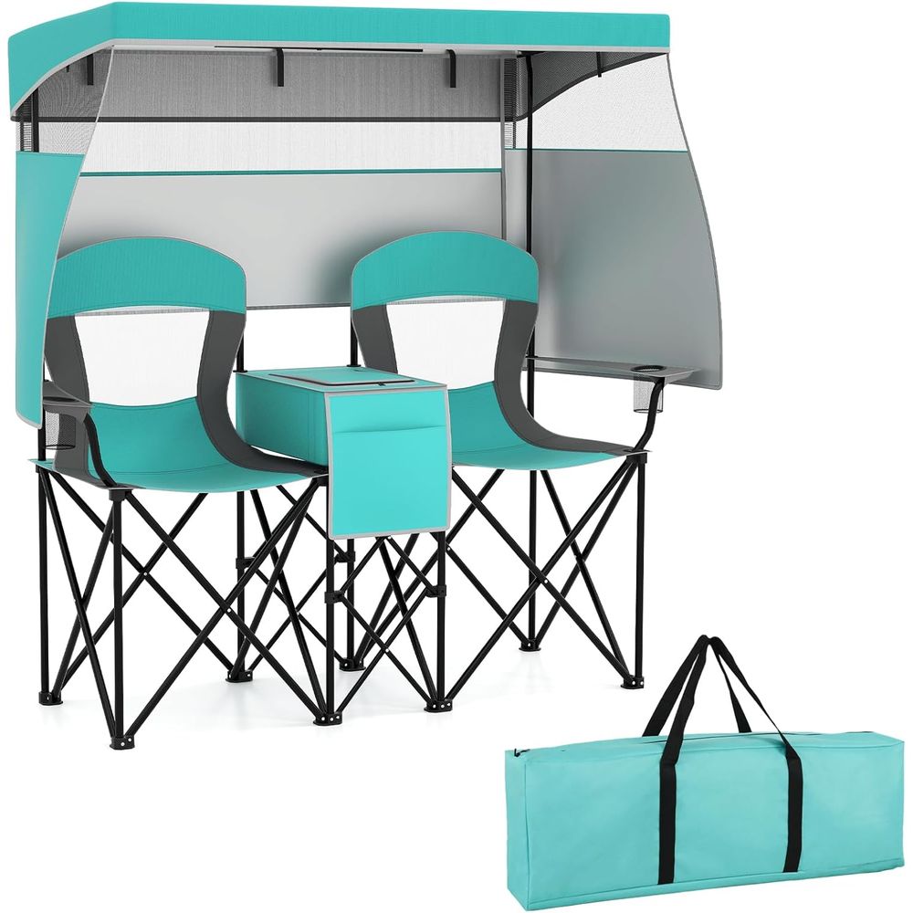 Campingstuhl mit Getränkehalte – Outdoor Furniture Loveseat Bewertung und Preis