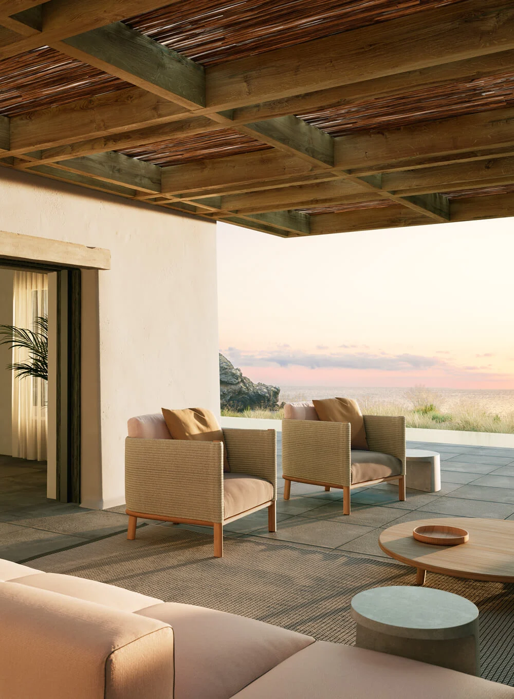 Teakholzrahmen mit Seilgeflech – Outdoor Furniture Hotel Bewertung und Preis