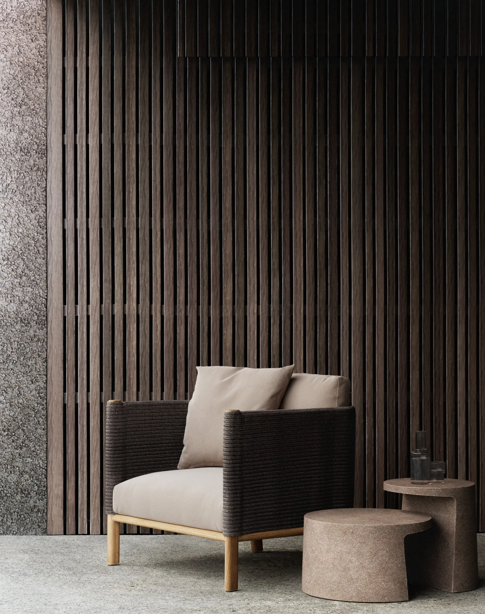 Teakholzrahmen mit Seilgeflech – Outdoor Furniture Hotel Bewertung und Preis