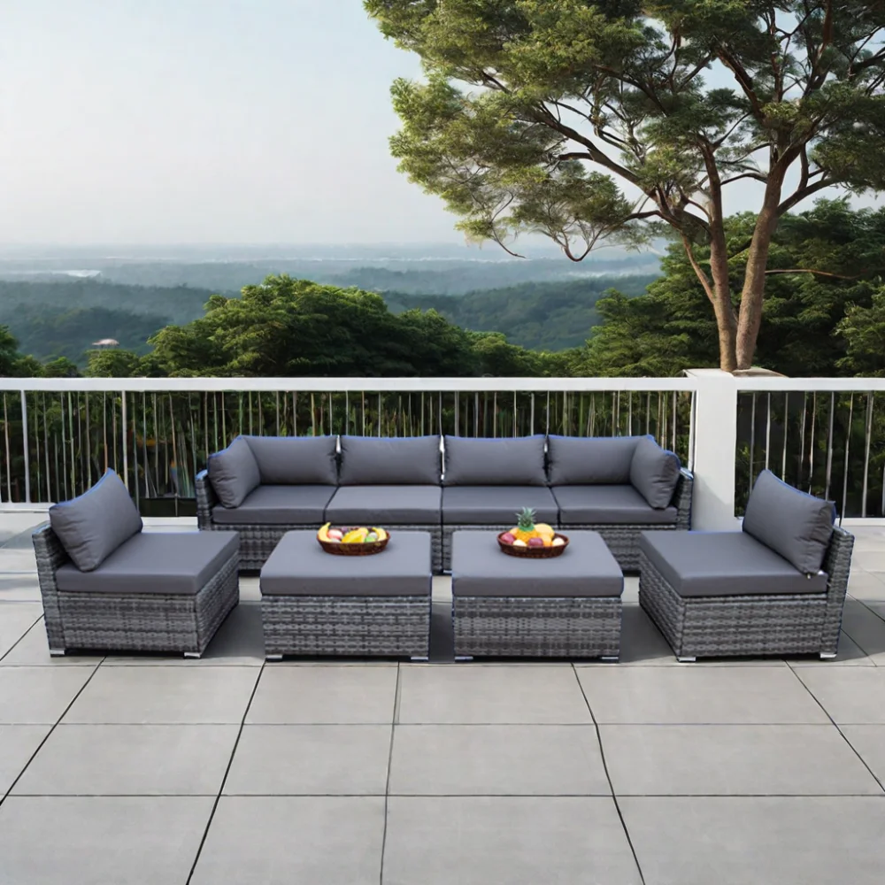 Moderne Outdoor-Möbel Sofa Gar – Outdoor Furniture Set With Fire Pit Bewertung und Preis
