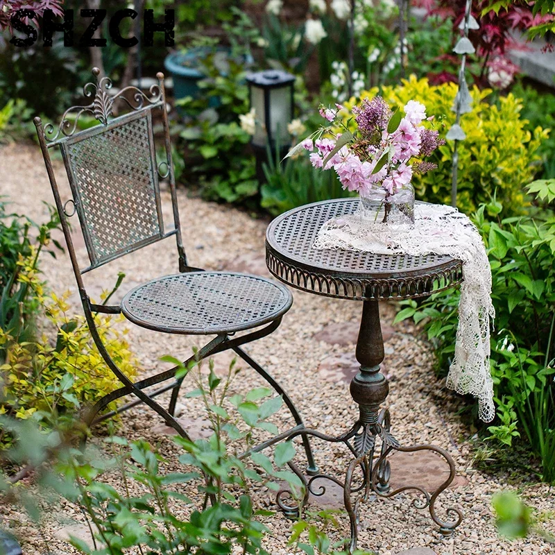 Europäischer Vintage-Eisen-Gar – Outdoor Furniture Vintage Bewertung und Preis