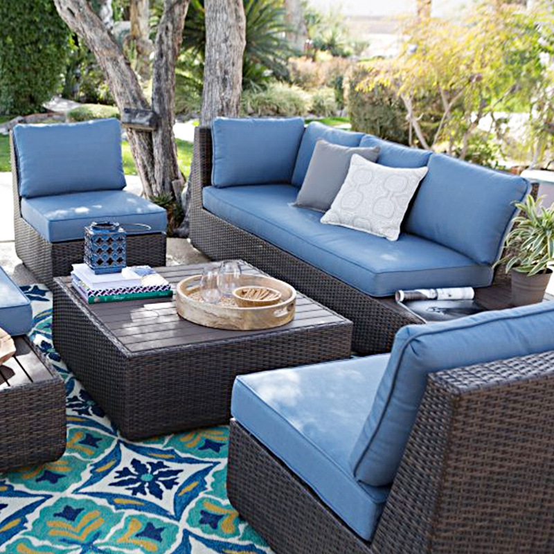 Outdoor-Sofa, Rattan-Gartenmöb – Outdoor Furniture Sale Bewertung und Preis