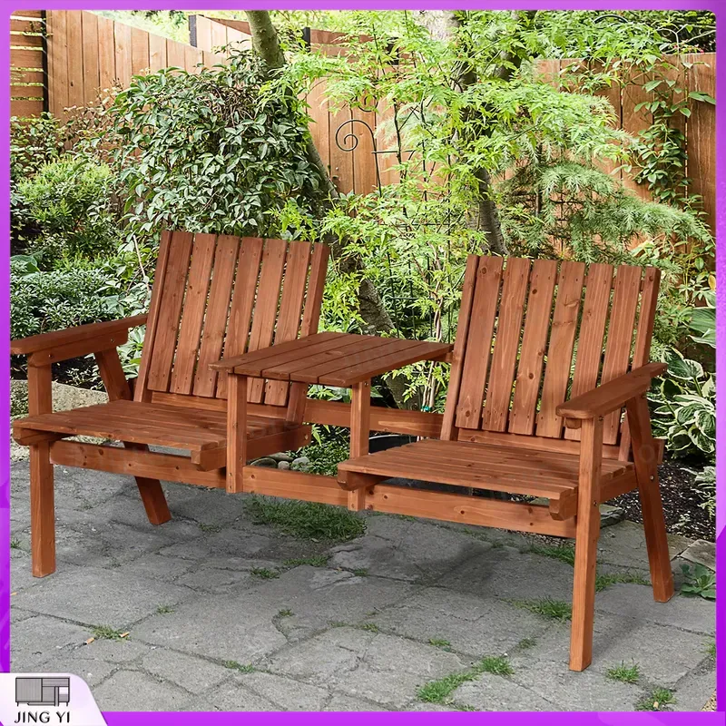 2-Sitzer Gartenbank aus Holz m – Outdoor Furniture Loveseat Bewertung und Preis