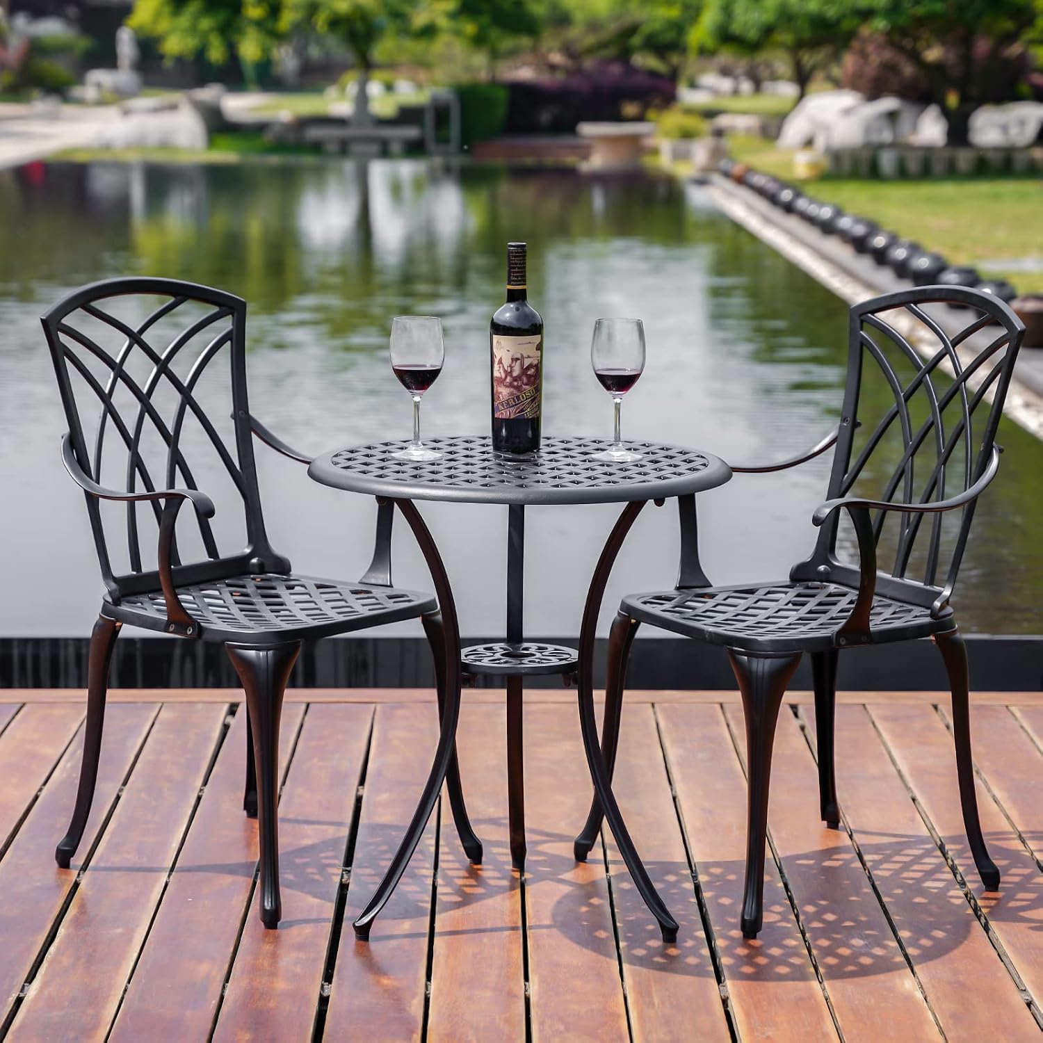 Outdoor-Bistro-Set für die Ter – Outdoor Furniture Vintage Bewertung und Preis